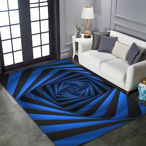 Vortex Rug, 3D Vortex Rug, Illusion Rug, Optical Illusion ,Vortex Carpet, For Living Room Rug, Fan Carpet, Area Rug, Non Slip Floor Carpet,