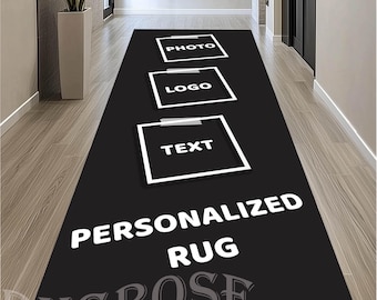 Custom Image Area Rug, Personalized Photo Rug, Cotton Base