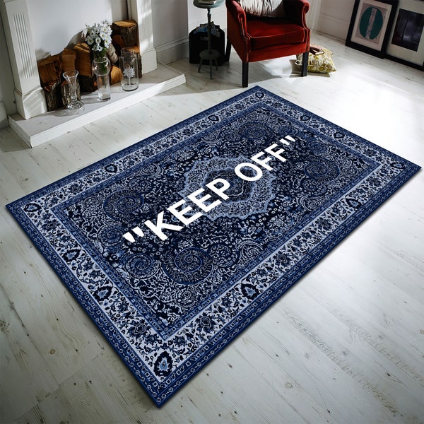 Keep Off Rug, Keep off, For Living Room, Fan Rug, Home Decor, Gift For Her, Gift For Him, Keep Off Carpet, Popular Rug, Themed Rug, Cool Rug