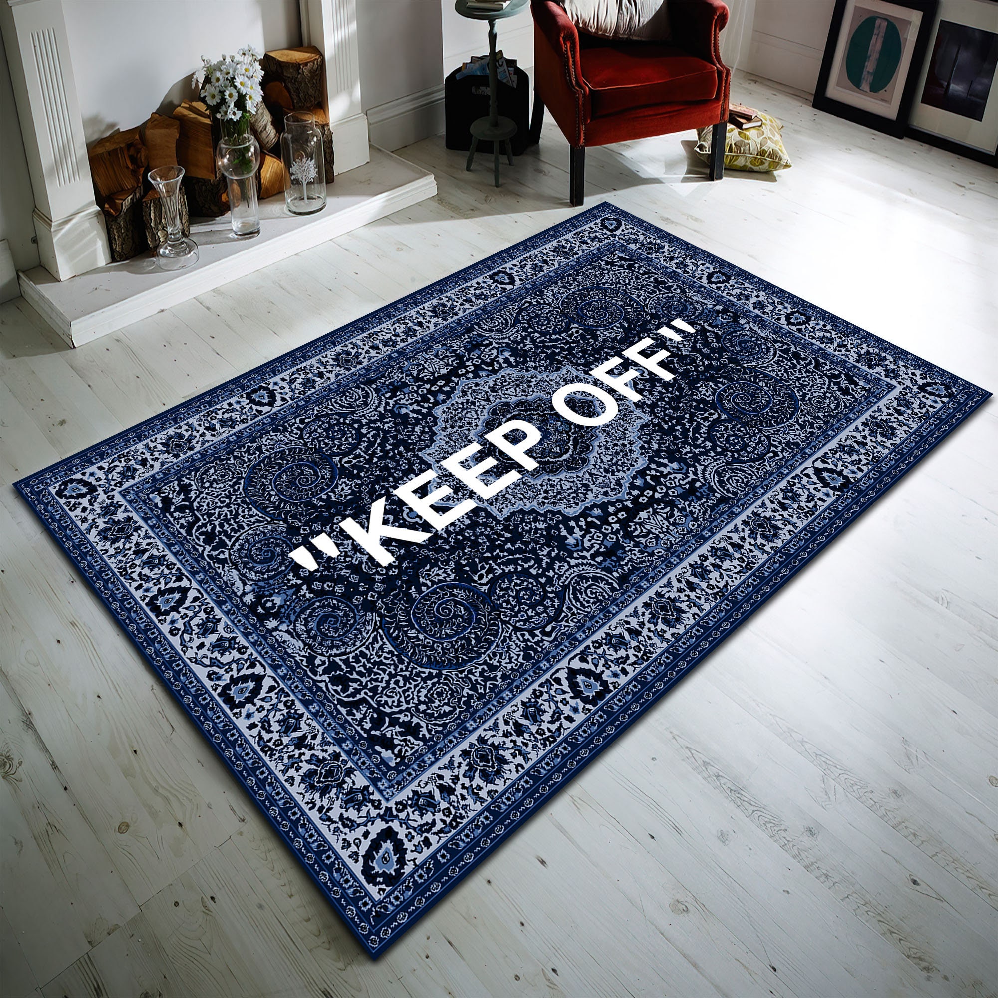 Supreme - Offwhite Rug Living Room Rug Christmas Gift Us Decor