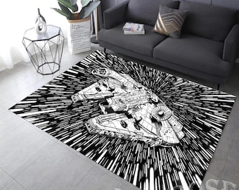 Star Wars Rugs,Starwars,Starwars Patterned Rug,Star wars floor Rug,Kids Room Rug,Gift For Him,Non slip Rug,Popular Rug,Starwars floor Rug