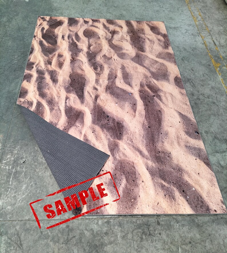 Sand Lines Rug Sea Sand Pattern Rug, Non-slip Beach Ocean Decor Rug - Etsy