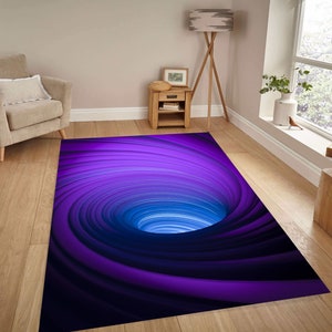 Vortex Rug, 3D Vortex Rug, Illusion Rug, Optical Illusion ,Vortex Carpet, For Living Room Rug, Fan Carpet, Area Rug, Non Slip Floor Carpet,