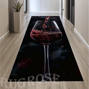 Wine Kitchen Rug - Etsy