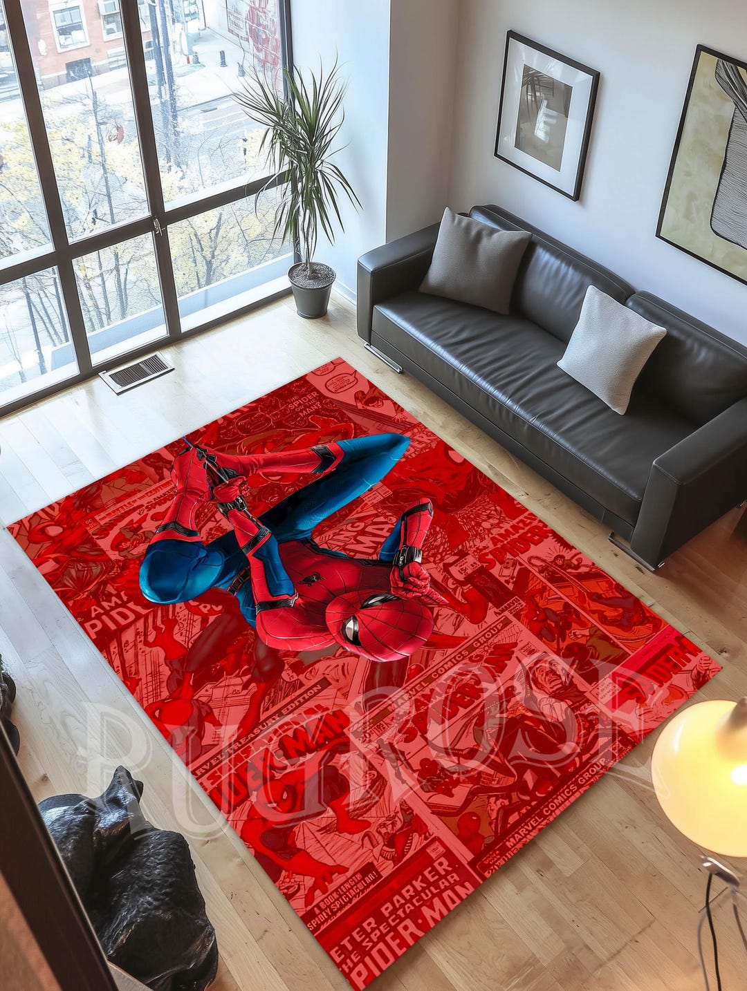 Spiderman, Spiderman Rug,spider Man Rug, Area Rug, Popular Rug, Non ...