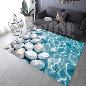 Beach Rug,Sea Rug,Starfish Rug,Sea Wave Rug,Seashells Rug,Sand Wave Rug, Nautical Rug,Clear Beach Rug,Ocean Rug,Summer Rug,Water Surface Rug
