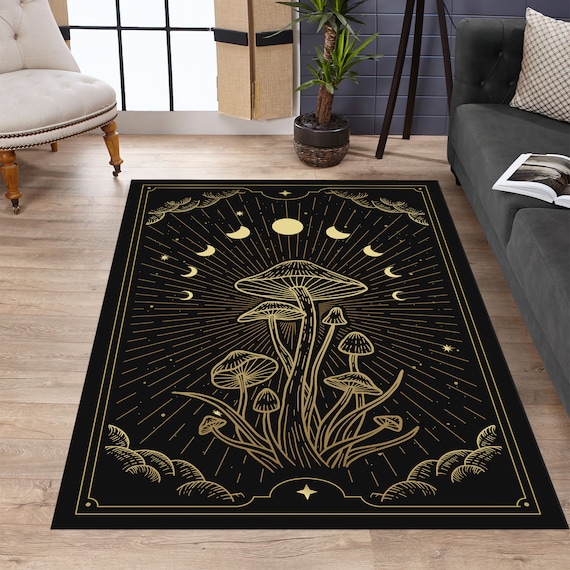 3D Mushroom Rug, Non-Slip Cotton Base, Home Decor