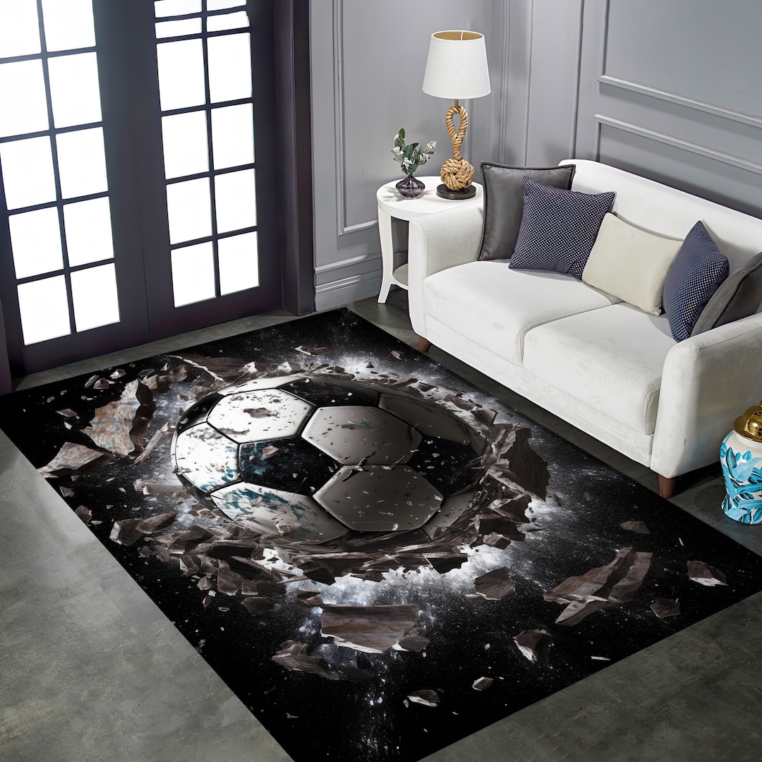 Soccer Rug, Football Rug, Football Field Ball, Football Ball Rug ...