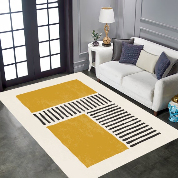 Mid Century,art Rugs,mid Century Modern Rugs,modern Rug,mid Century  Modern,area Carpet,design Rug,living Room Rug,home Decor,non Slip Rug 