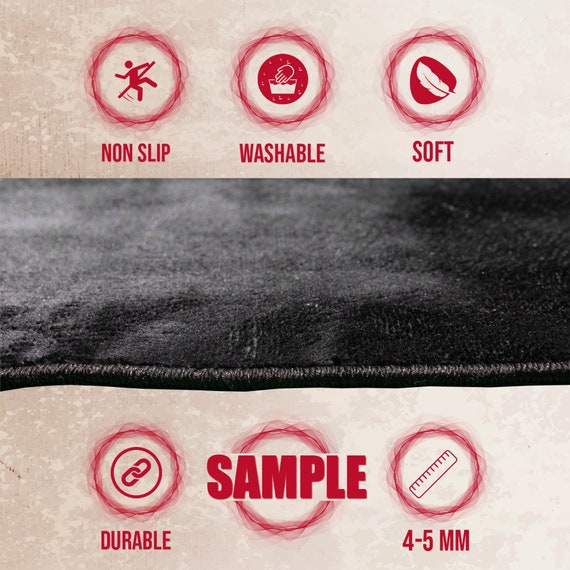 LAVA LAVA RUG ラベンダー Lava Rug, Hot Lava Rug,Deep Hole Rug, 3D Huge Crack, Volcano