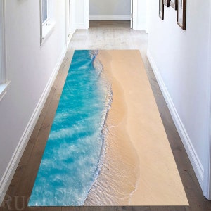 Beach Rug,Sea Runner,Clear Sea Rug,Sea Look Runner Rug,Nautical Rug,Clear Beach Rug,Ocean Rug,Summer Rug,Summer Runner Rug,Water Surface Rug