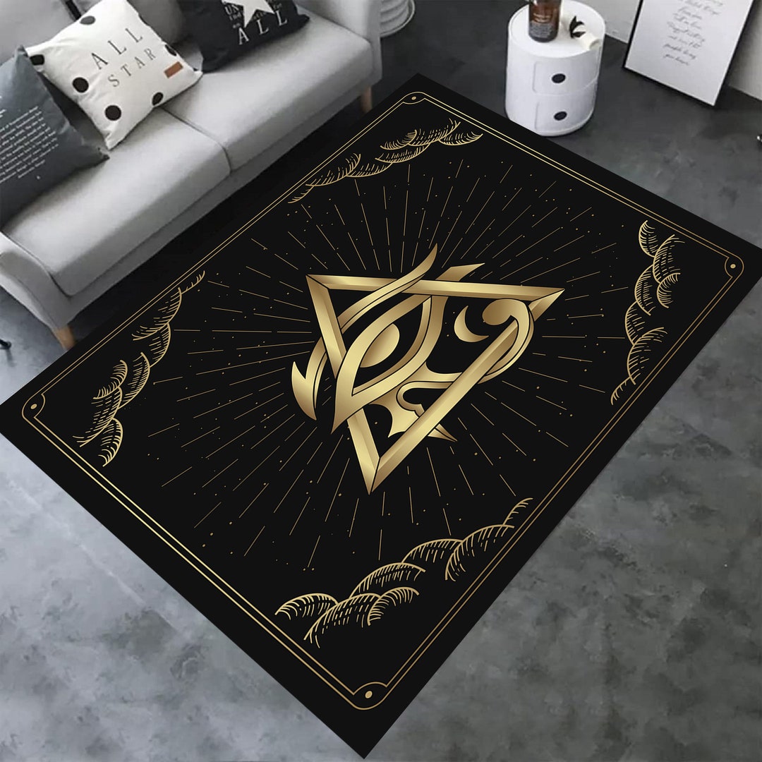 Ancient Rug, Eyes Rug, Egyptian God Rug, Horus Eye Rug, Ancient Egypt