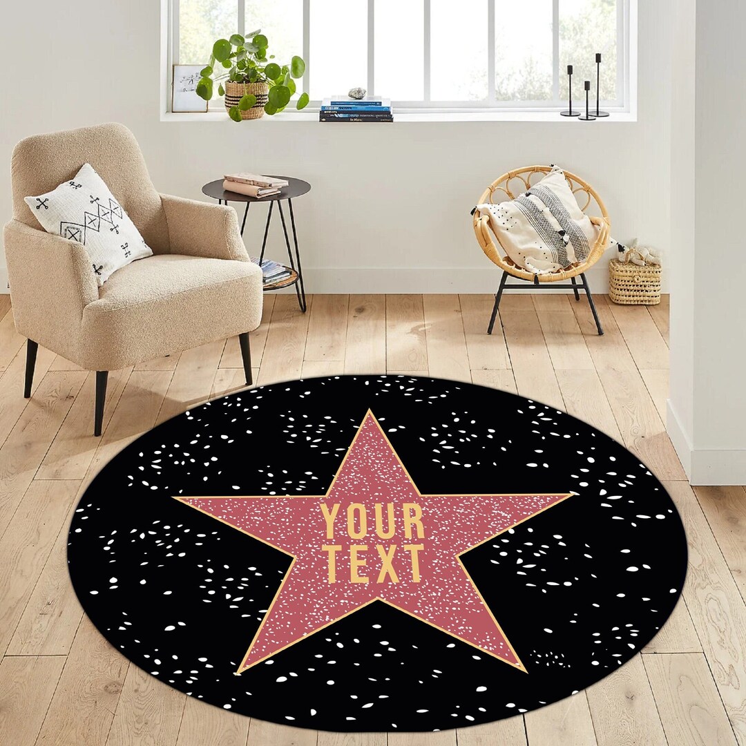Aplinestars Rug Personalized Hollywood Star Rug, Custom Star Carpet - Etsy