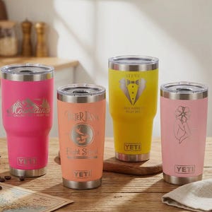 Yeti 30oz Tumbler,Custom Insulated Steel Laser Engraved Tumbler,Etched Tumbler,Yeti Tumbler Personalized,Custom Travel Mug,Yeti Tumbler
