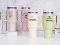 Personalized Stanley 40oz Tumbler,Insulated Travel Mug,Custom 40oz Tumblers,Engraved 40oz Tumbler,Laser Engraved Stanley,Christmas Gifts