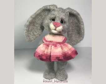 Markota the Bunny, amigurumi toys, interior, gifts, exclusive toys