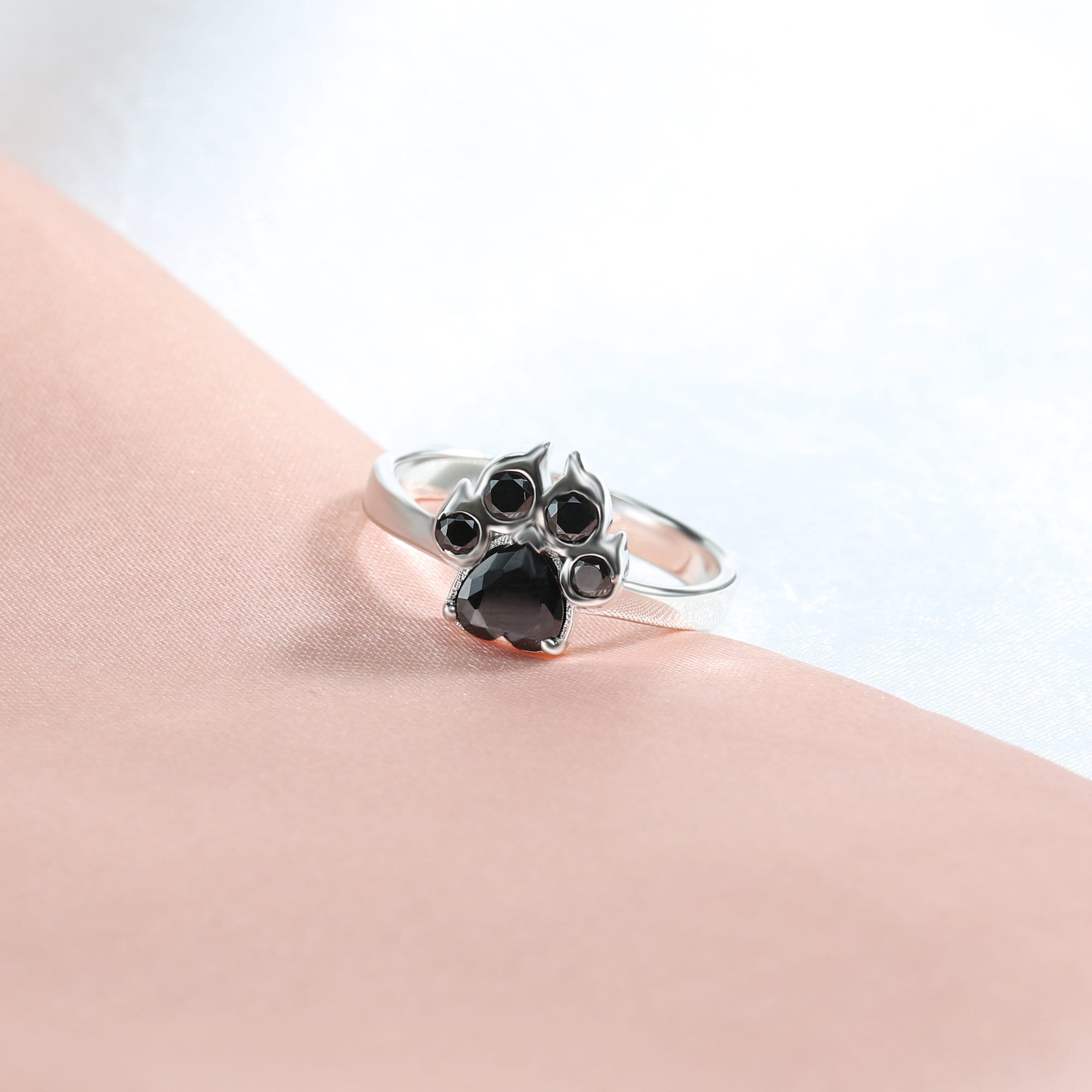 Buy Paw Ring, Dog Paw Ring, Cat Print Ring, Sterling Silver Ring, Pet Paw  Jewelry, Dog Print Jewelry, Dog Lovers, Cat Lovers, Paw Jewelry Online in  India - Etsy