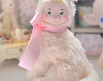 Vintage 1950s Rushton Star Creation Pastel Pink Blue Mini Baby