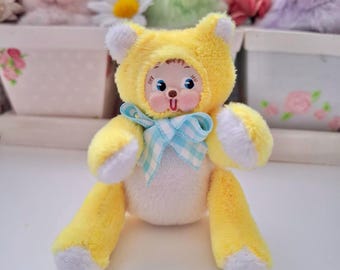 【プリン】RUSHTON ハッピーベア　ラシュトン　38cm Handmade Rushton-inspired Bear Plush Art Doll (7cm) – Vintage