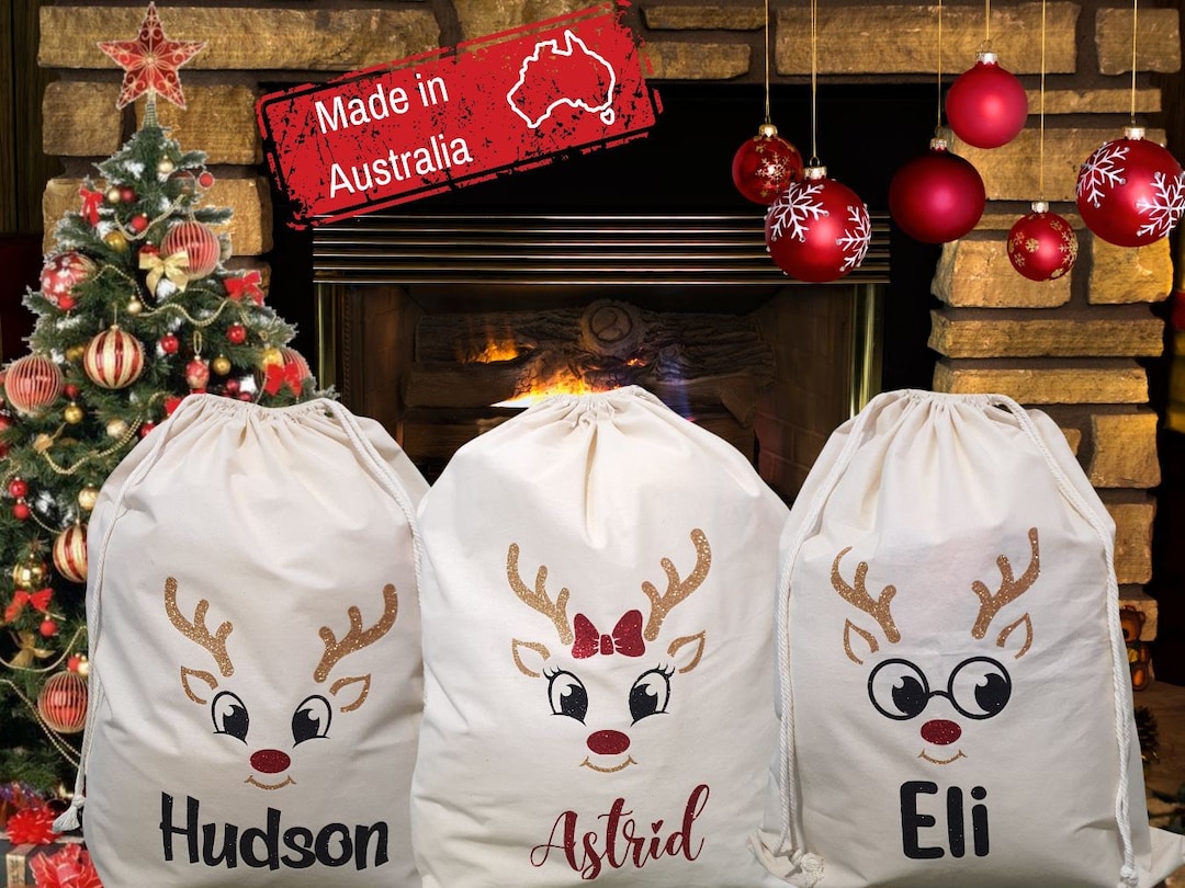Personalised Christmas Santa Sacks, Large Santa Sack, Christmas Santa ...