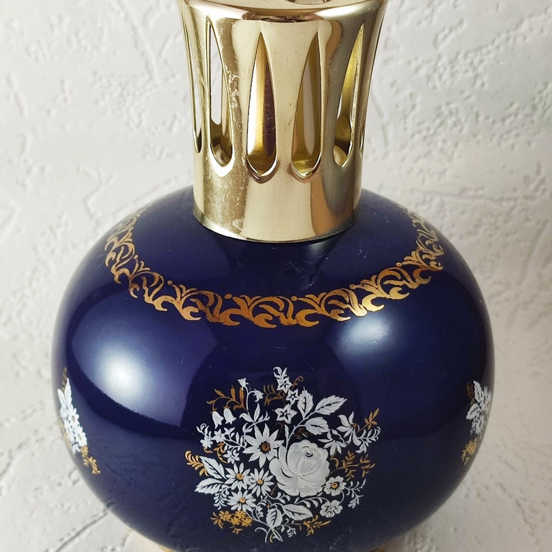 Lampe Berger Paris - Bleu Sèvres - Porcelaine - Made In France - Occasion