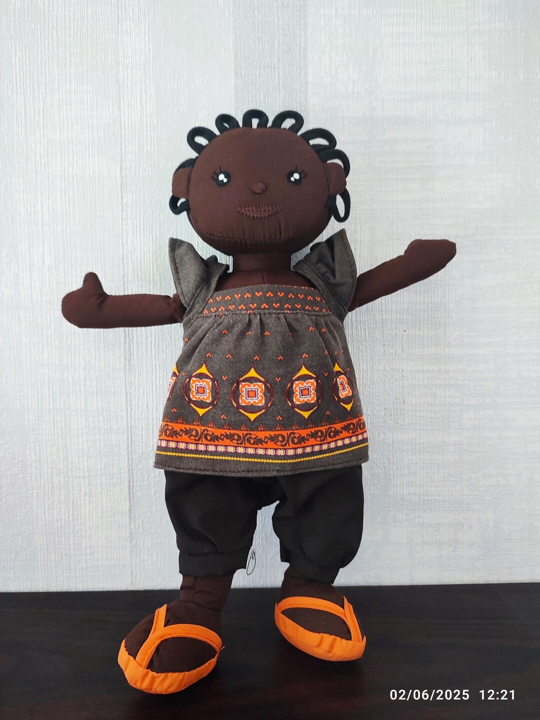 Children of the World African Rag Doll Soft Toy Vertbaudet UNICEF ...