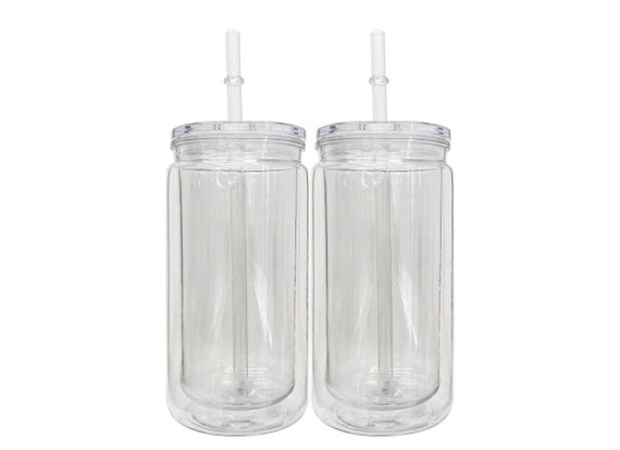 PLASTIC Snow Globe Tumblers, 16 Oz Snow Globe Tumbler, Predrilled Tumbler,  Double Walled Can Cup, Acrylic Snow Globe Tumbler - Etsy
