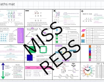 Upper KS2 maths mat