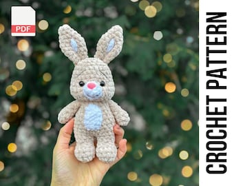 PDF Winnie Pooh Rabbit Crochet Pattern / Amigurumi crochet pattern / easy amigurumi baby toy / Tigger, Roo, Piglet, Bunny