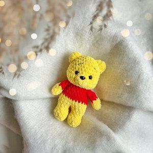 PDF Winnie Pooh Crochet Pattern / Amigurumi crochet pattern / easy amigurumi baby toy / Lovely teddy Bear / Eeyore, Roo, Piglet, Tigger image 2