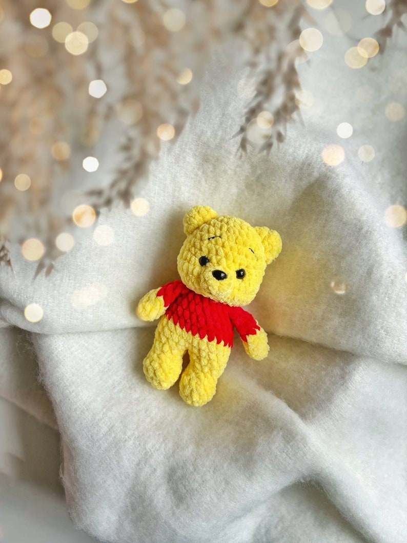 PDF Winnie Pooh Crochet Pattern / Amigurumi crochet pattern / easy amigurumi baby toy / Lovely teddy Bear / Eeyore, Roo, Piglet, Tigger image 2