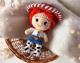 PDF Crochet Cowgirl Toy / amigurumi doll pattern / toy amigurumi pattern