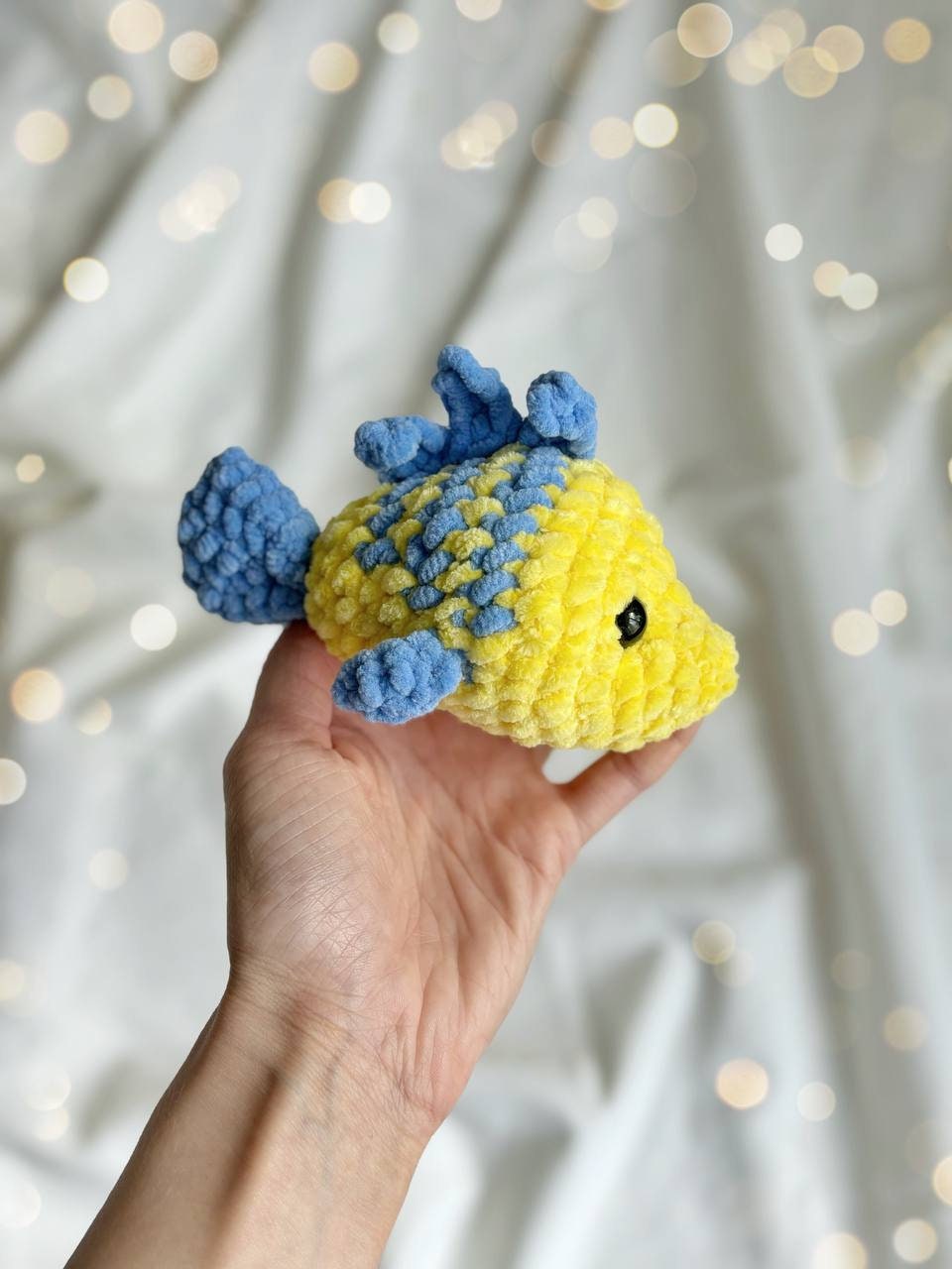 Low-Sew 3in1 PDF かぎ針編み人形パターン メイドと魚 / プリンセス