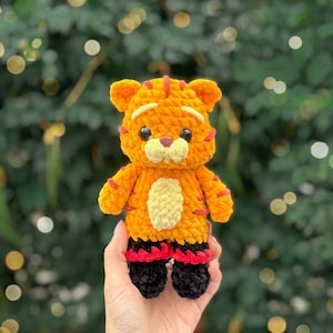 Low-Sew 4in1 Bundle PDF CROCHET PATTERN Green Ogre and Friends | crochet cat, donkey, puss | easy amigurumi baby toy image 6
