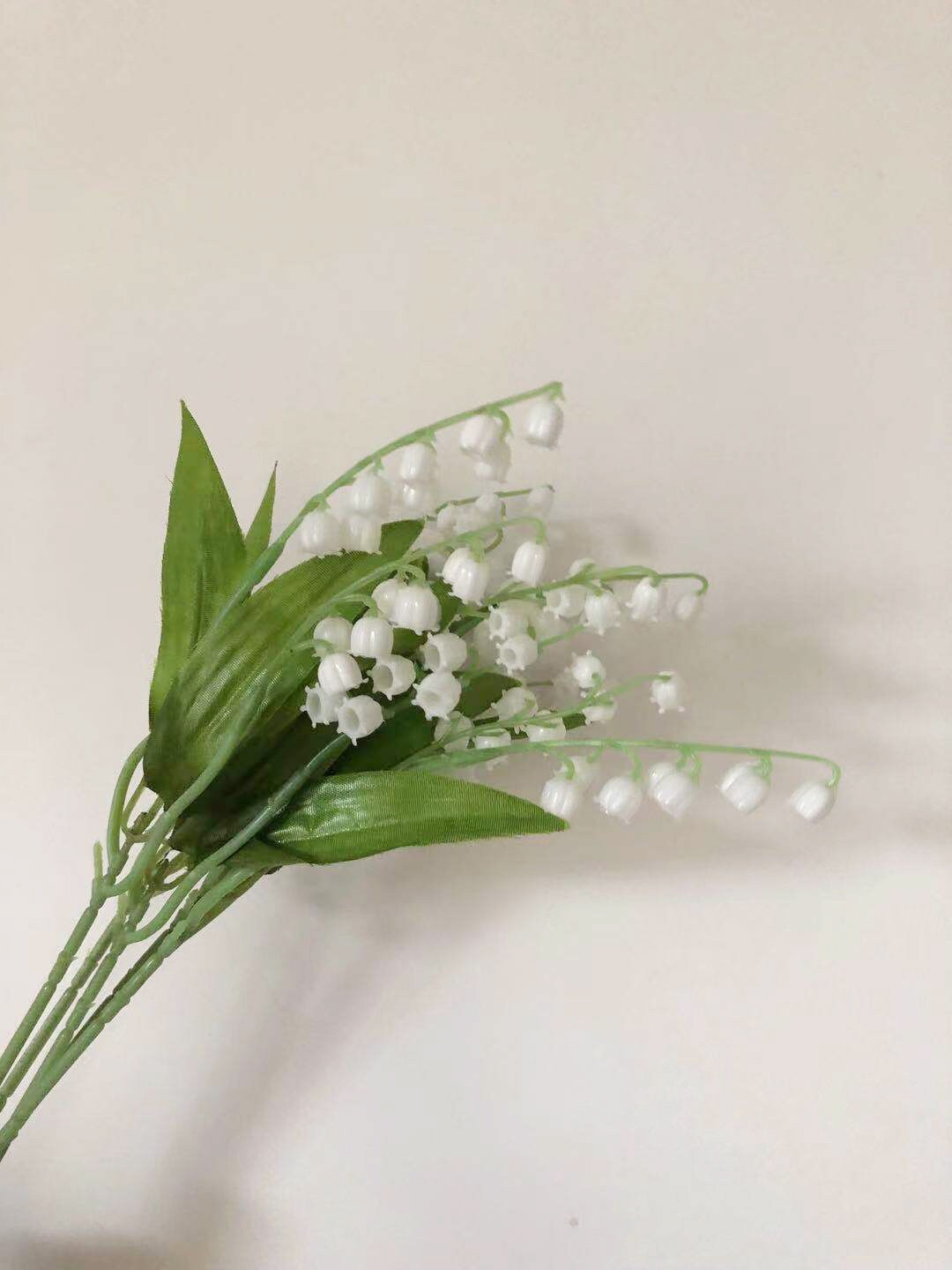 Artificial Lily of the Valley With Foliage, Realistic Small Bell ...