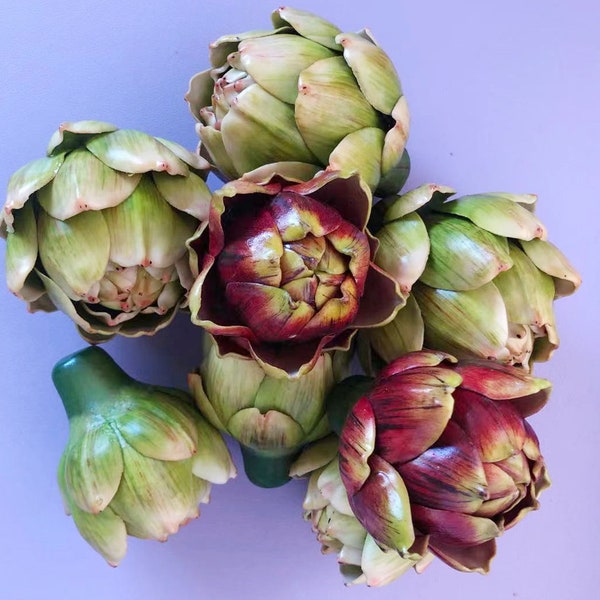 Artificial Artichoke Fruit, Realistic Fake Fruit, Home Floral Decor, Dining Table Centerpiece, Wedding Party Arrangement, Faux Flower Crafts