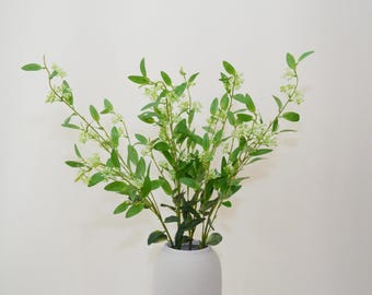 Geflschte Liguster Quihoui mit Knospen, Ligustrum Vulgare Stamm, rustikale  Wildblumen, knstliche Blumen, Blumendekor fr Haus, Fllstoff fr  Kranzstrau - Etsy.de