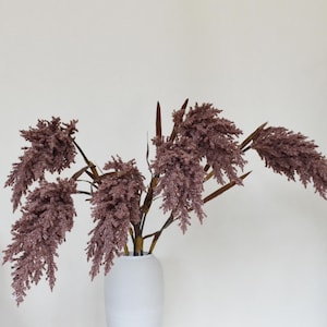 Fake Reed Stems, Realistic Phragmites, Fake Sorghum, Rustic Crops Stem, Fall Harvest Plants, Artificial Flower Crafts, Autumn Decor