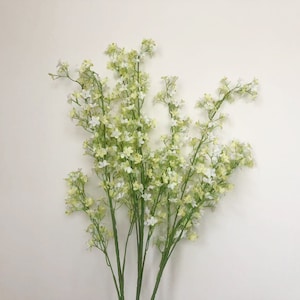 Homcomoda Artificial Flowers Babies Breath Flowers Fake Gypsophila Plants Bouquets for Wedding Home DIY Decoration (A-White, 12pc)