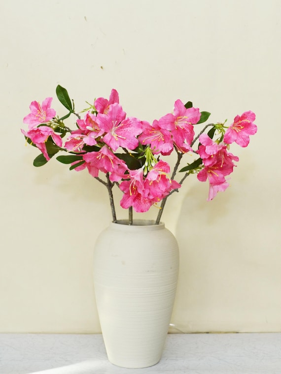 Knstliche Rhododendron-Stngel mit Blttern, knstliche Azalee,  Wohnkultur, knstliches Blumenhandwerk, Hochzeitsarrangements, Rhododendron-Akzente  - Etsy sterreich
