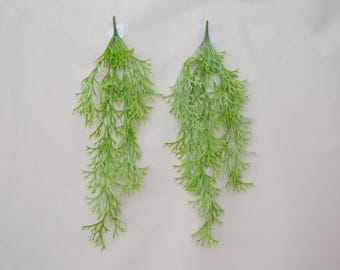 Artificial Staghorn Fern Vine Wall Hanging Decor, Tropical Plant Decor, Fake Hanging Fern Decor, Fake Plant Crafts, Indoor Plant Wall Decor
