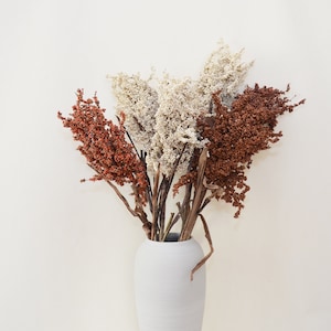 Fake Sorghum, Faux Grain Plants, Realistic Millet Stems, Rustic Crops Stem, Fall Harvest Plants, Artificial Flower Crafts, Faux Autumn Fruit