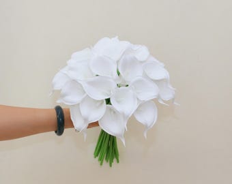 Real Touch Calla Lily Flower Stems, Rustic Home Decor, Bridal Bouquets, Wedding Centerpieces, Artificial Flower Crafts, Indoor Flower Decor