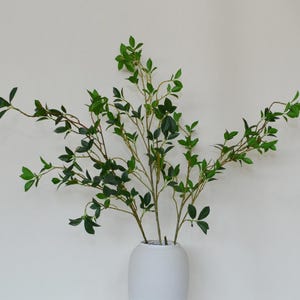 Kunstmatige lange tak van ficusblad, nep banyan-takjes, realistisch gebladerte, bloemendecor voor thuis, krans boeketvuller, arrangement bruiloft