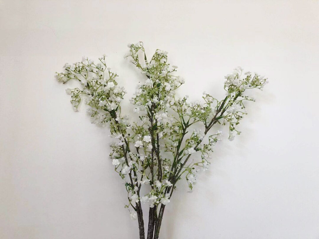 Individual Baby's Breath Spray, Artificial Flower Crafts, Rustic Small