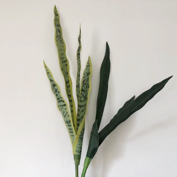 Künstliche Schlangen Pflanze, Fake Sansevieria Trifasciata, Wohnzimmer Grünery, Home Floral Dekor, Hochzeit Party Arrangement, für Outdoor Garten