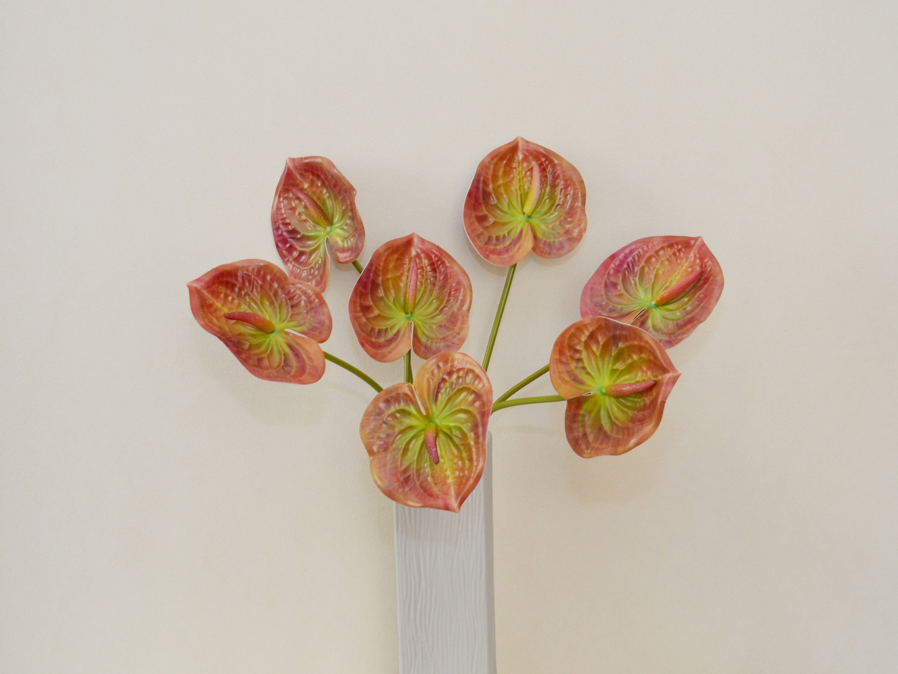 Artificial Anthurium Stems, Fake Flamingo Lily Flower Crafts, Home Tropical  Floral Decor, Bouquet Wreath Fillers, Wedding Party Arrangements - Etsy