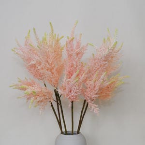 Artificial Astilbe Chinensis Stems, Bouquet Filler, Table Centrepiece, Wedding Decor, Floral Arrangements, Vase Decorations, Country Decor