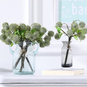 Chestnut Bundle with Foliage, Fake Arctium Lappa Seed, Prickly Fruit Craft, Artificial Flower, Home Floral Decor, Party Plant Arrangement