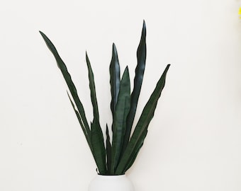 Artificial Sansevieria Leaf Bundles, Faux Snake Plant Leaves, Fake Tropical Plant, Snake Plant Decor, Indoor Decor, Vase Fillers, Home Decor